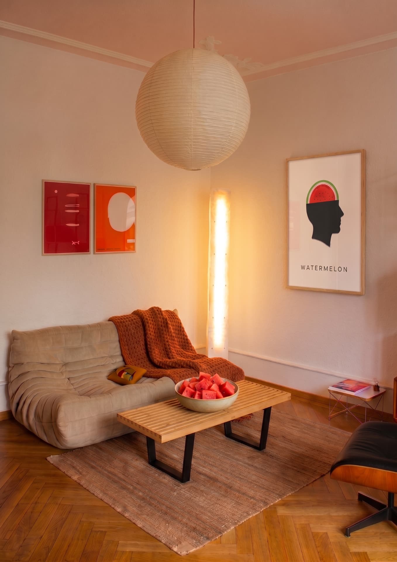 WATERMELON — in a room